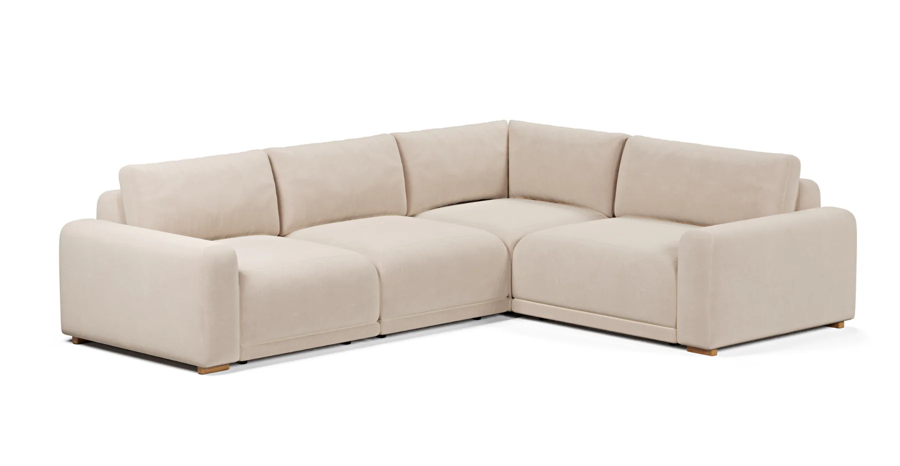 Carle 299 x 234 Minderli Köşe Çift Kollu - Kadife - Image 2