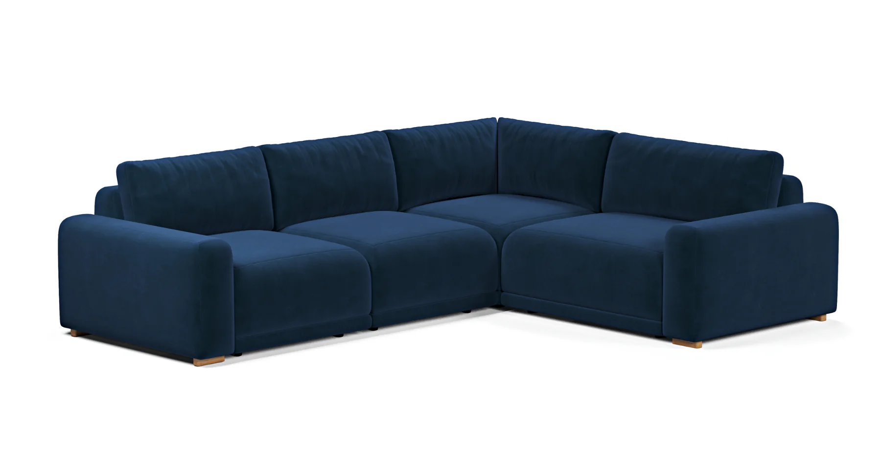 Carle 299 x 234 Minderli Köşe Çift Kollu - Kadife - Image 3
