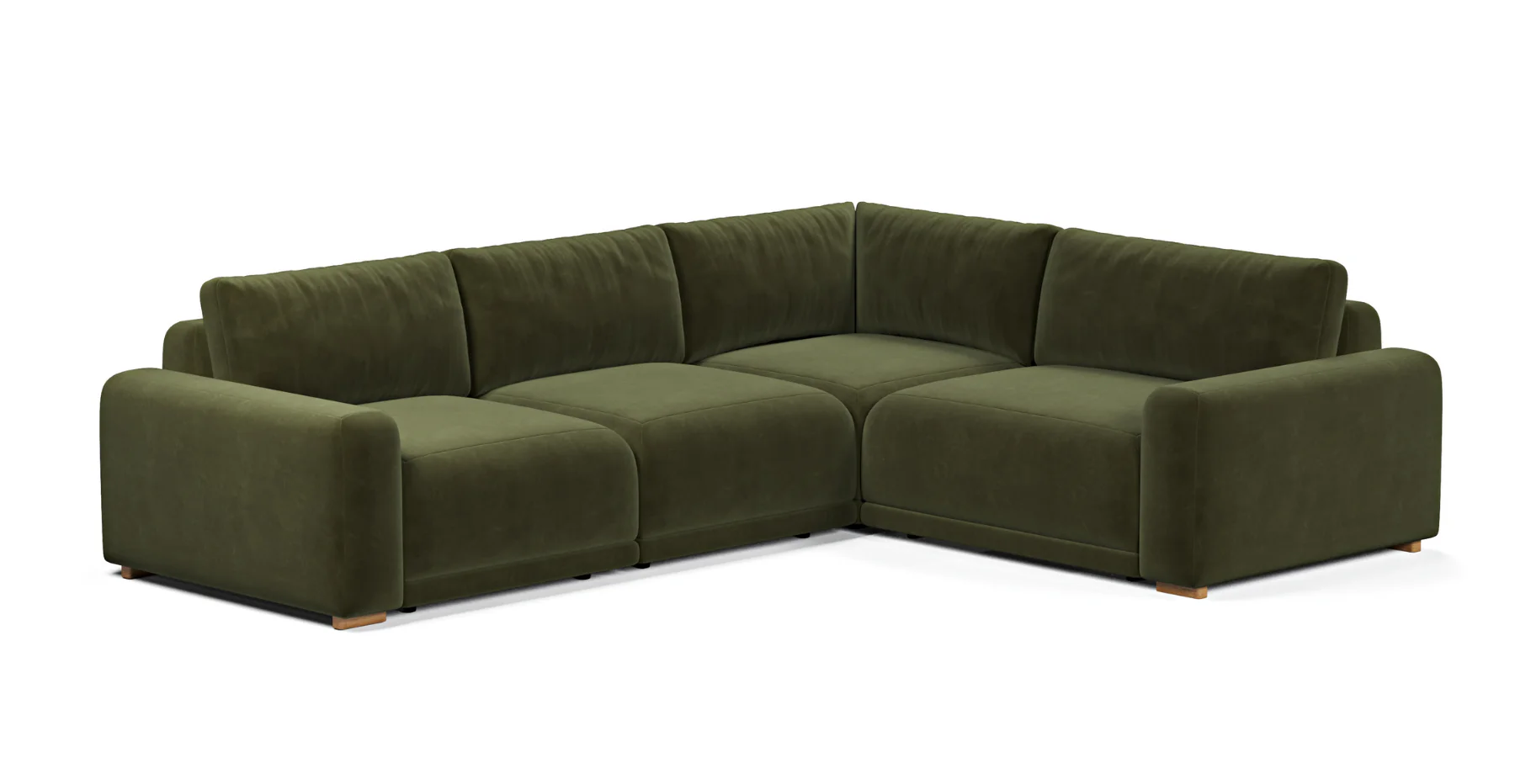 Carle 299 x 234 Minderli Köşe Çift Kollu - Kadife - Image 4
