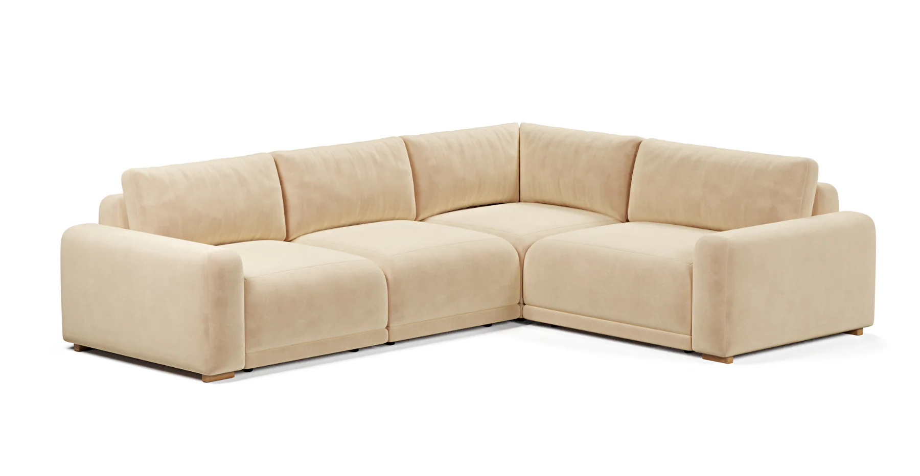 Carle 299 x 234 Minderli Köşe Çift Kollu - Kadife - Image 8