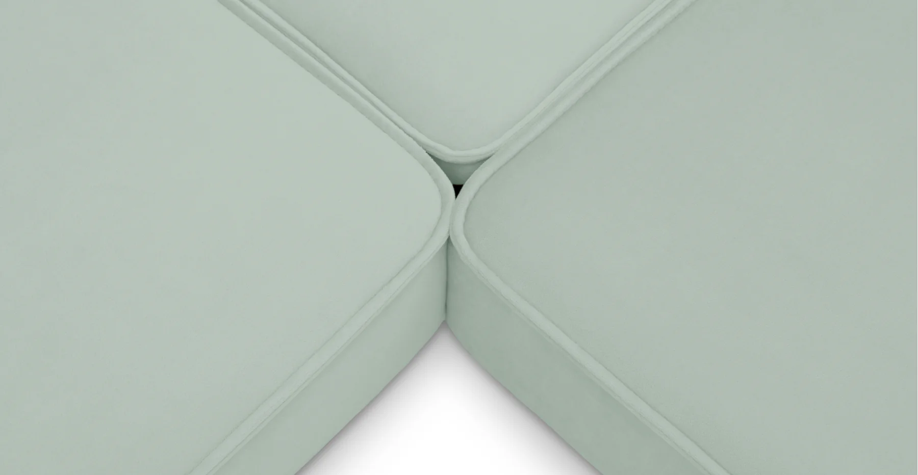 Klem 210 x 210 Köşe Ahşap Ayak - Kadife - Image 109