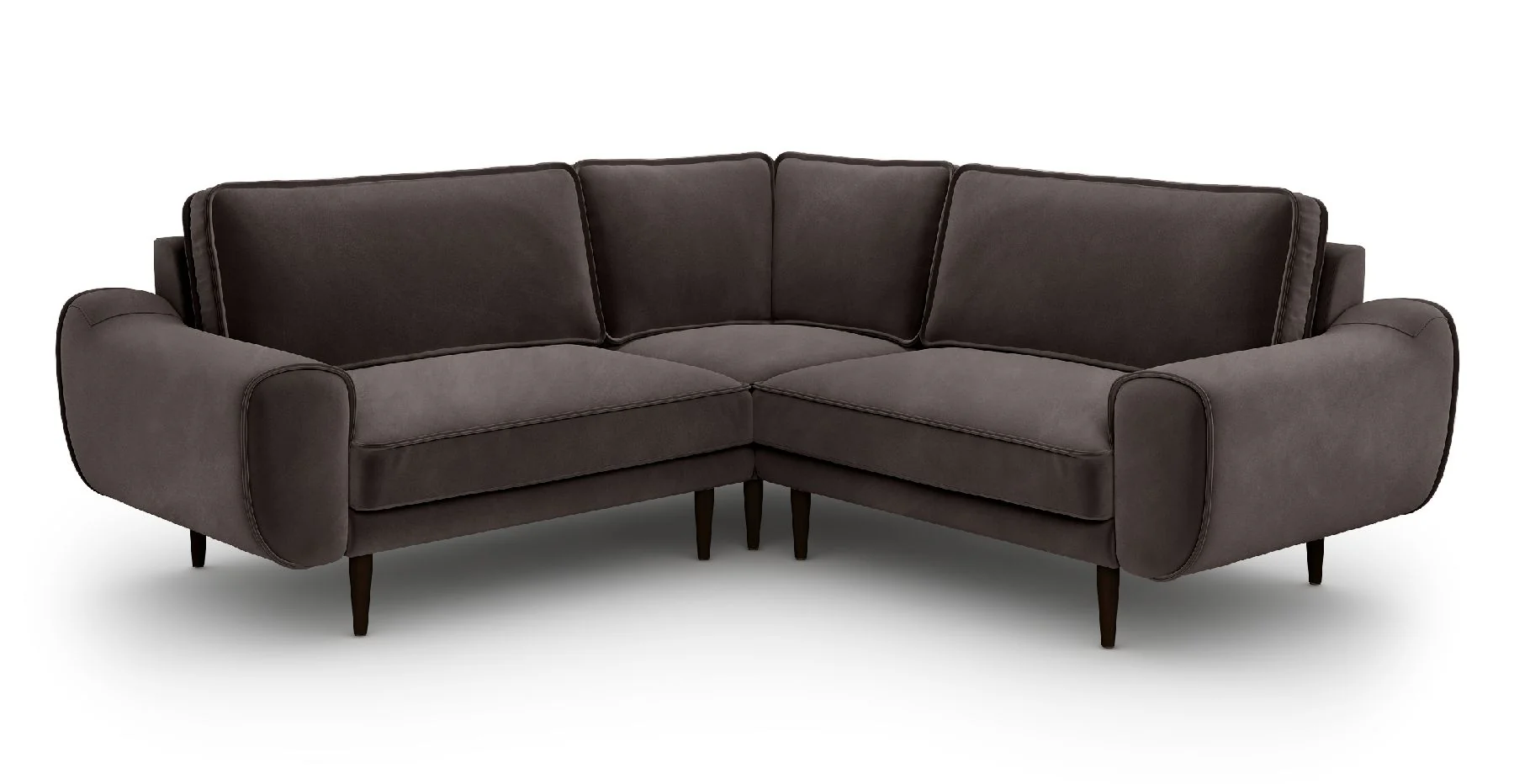Klem 210 x 210 Köşe Ahşap Ayak - Kadife - Image 12
