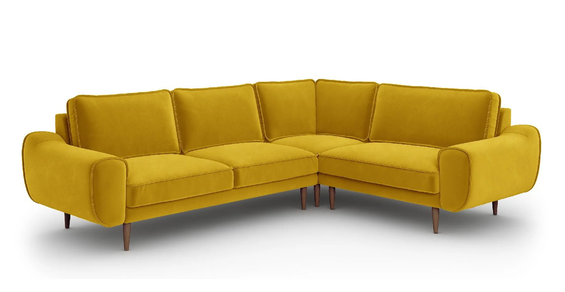 Klem 210 x 264 Köşe Ahşap Ayak - Kadife - Image 10