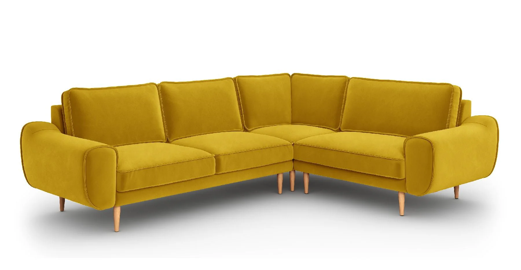 Klem 210 x 264 Köşe Ahşap Ayak - Kadife - Image 11