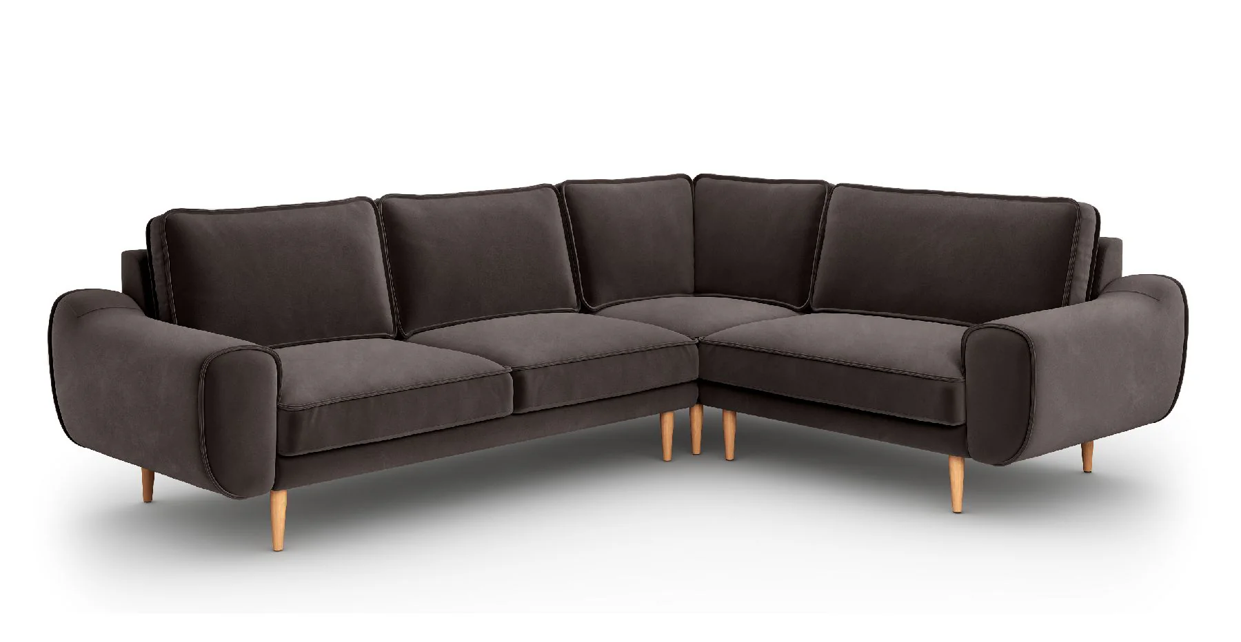 Klem 210 x 264 Köşe Ahşap Ayak - Kadife - Image 14