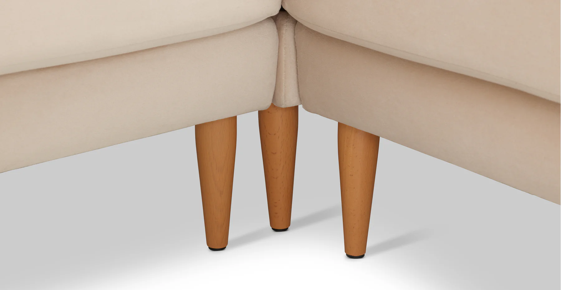 Klem 210 x 264 Köşe Ahşap Ayak - Kadife - Image 161