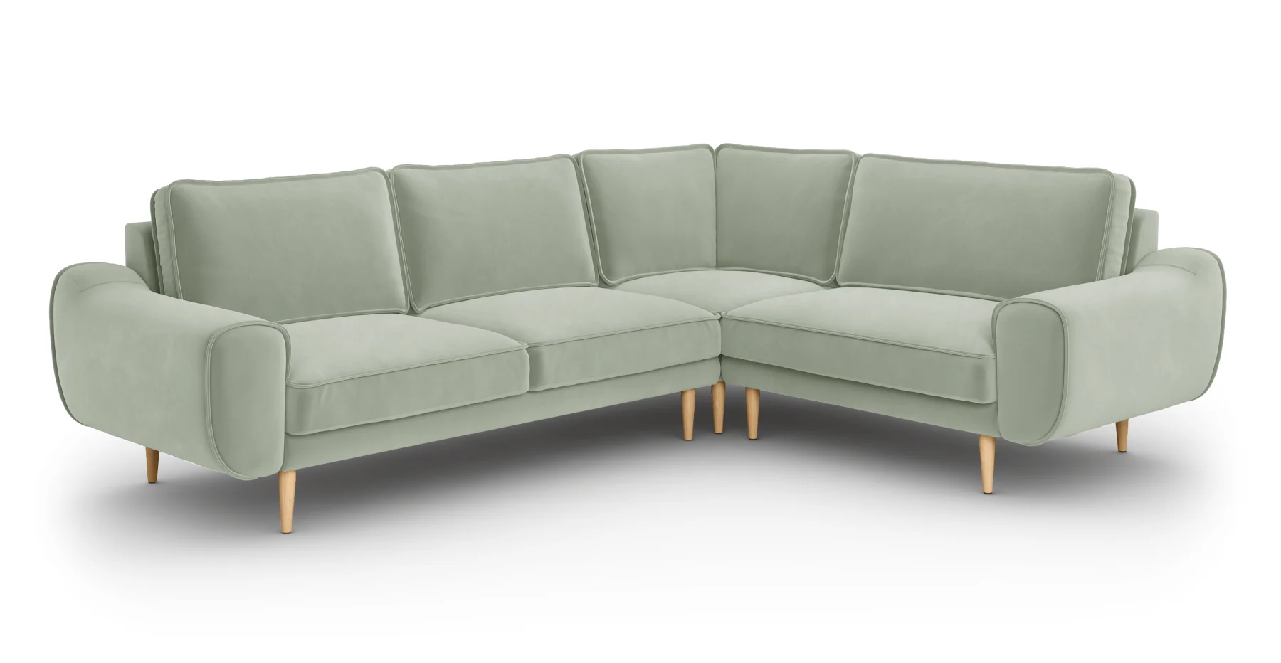 Klem 210 x 264 Köşe Ahşap Ayak - Kadife - Image 20