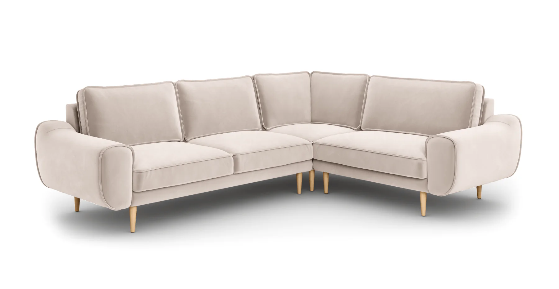 Klem 210 x 264 Köşe Ahşap Ayak - Kadife - Image 33