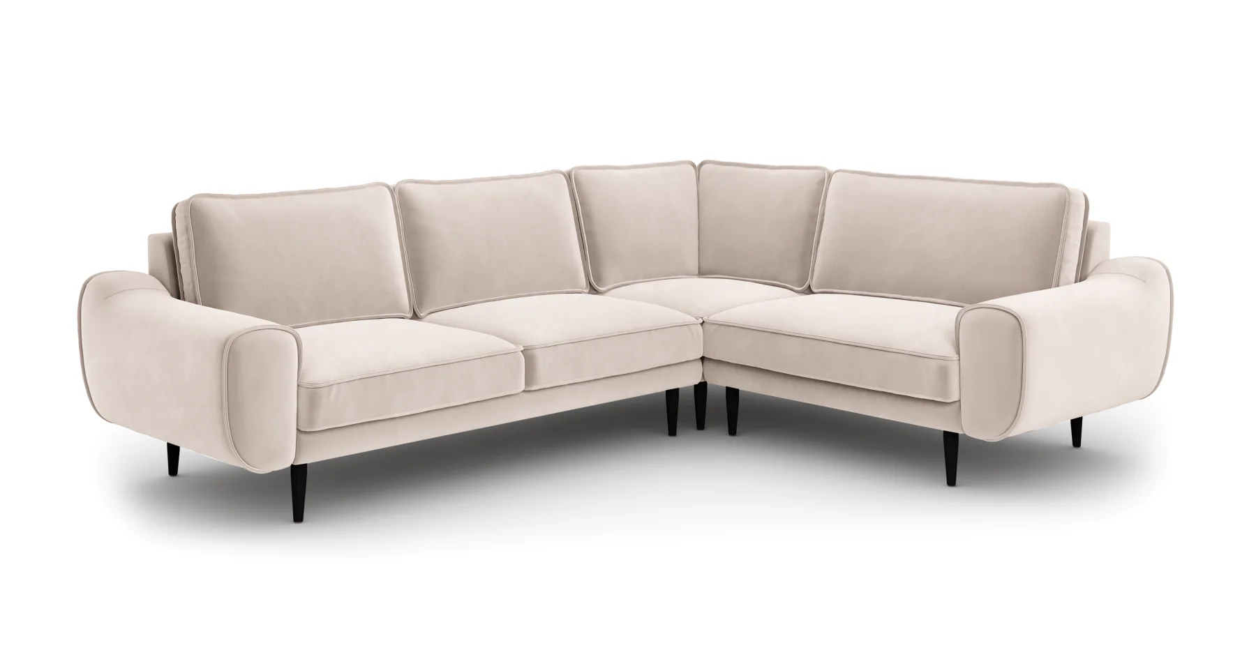 Klem 210 x 264 Köşe Ahşap Ayak - Kadife - Image 34