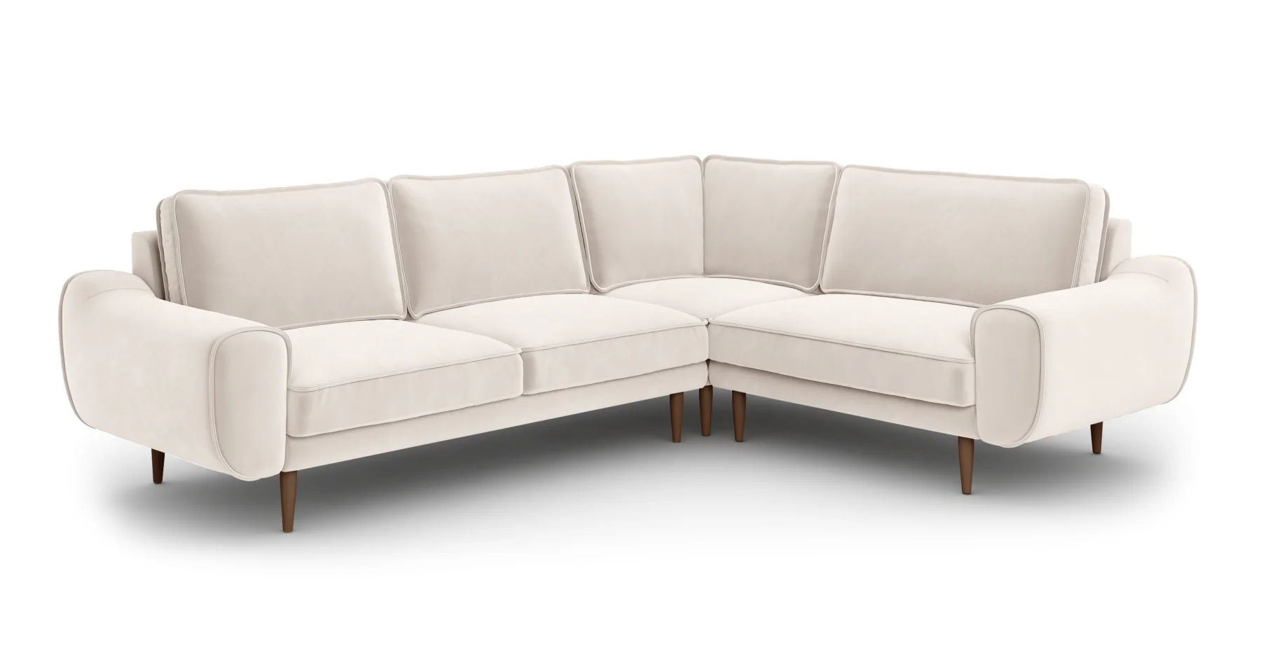 Klem 210 x 264 Köşe Ahşap Ayak - Kadife - Image 36