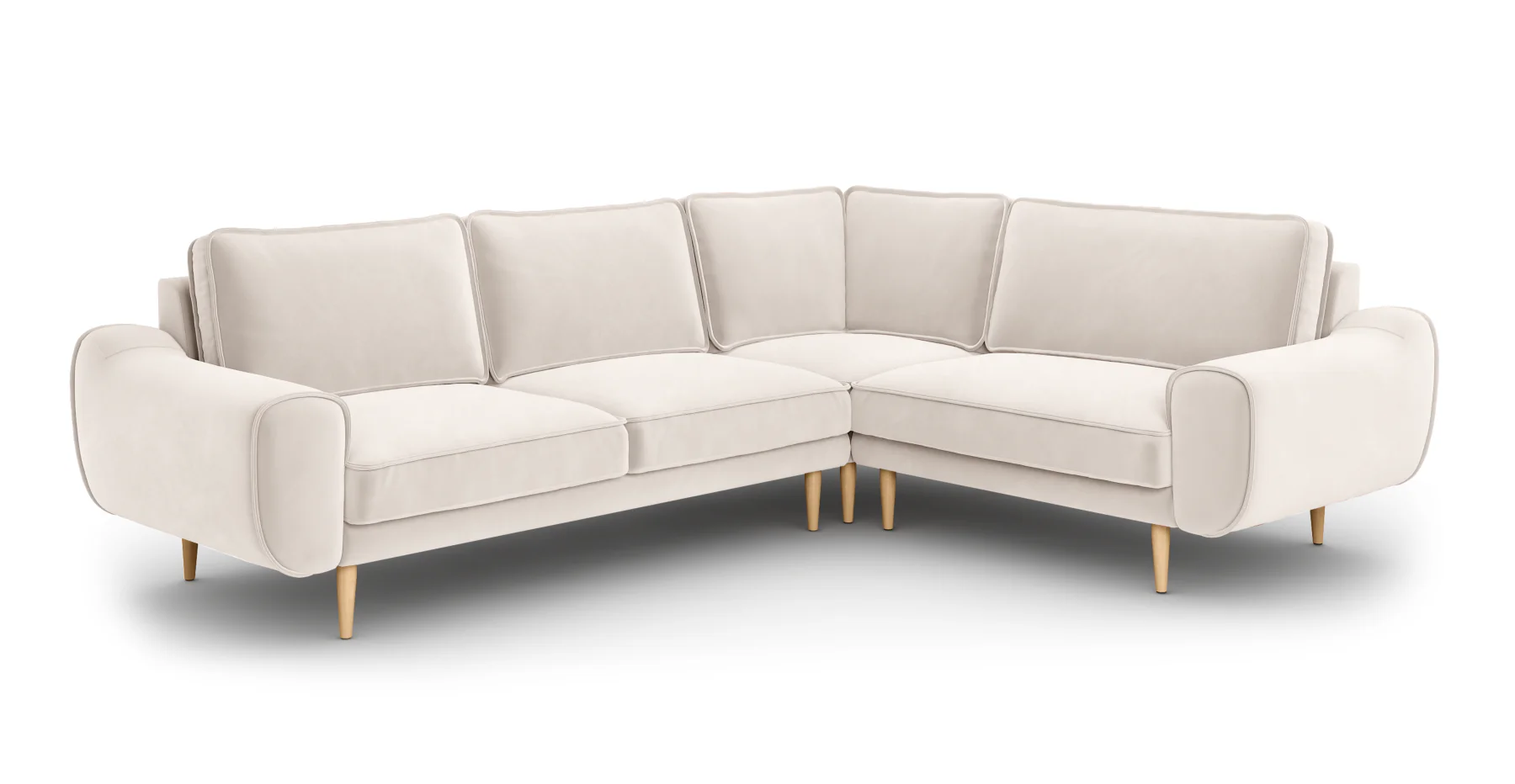 Klem 210 x 264 Köşe Ahşap Ayak - Kadife - Image 37