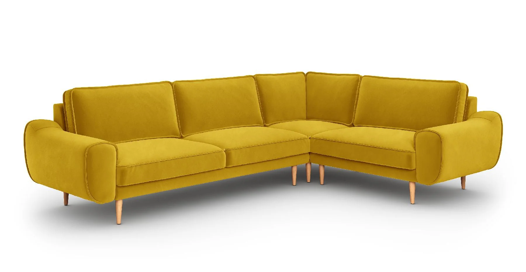 Klem 210 x 290 Köşe Ahşap Ayak - Kadife - Image 10