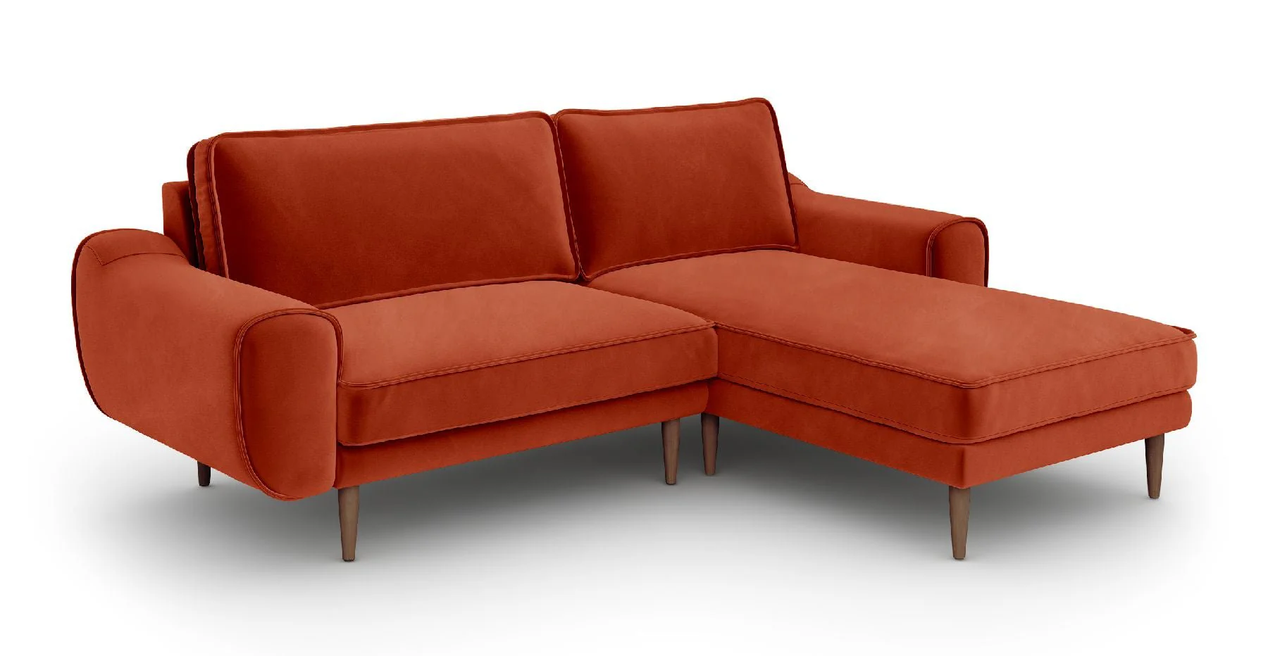 Klem 226 x 171 Köşe Ahşap Ayak - Kadife - Image 3
