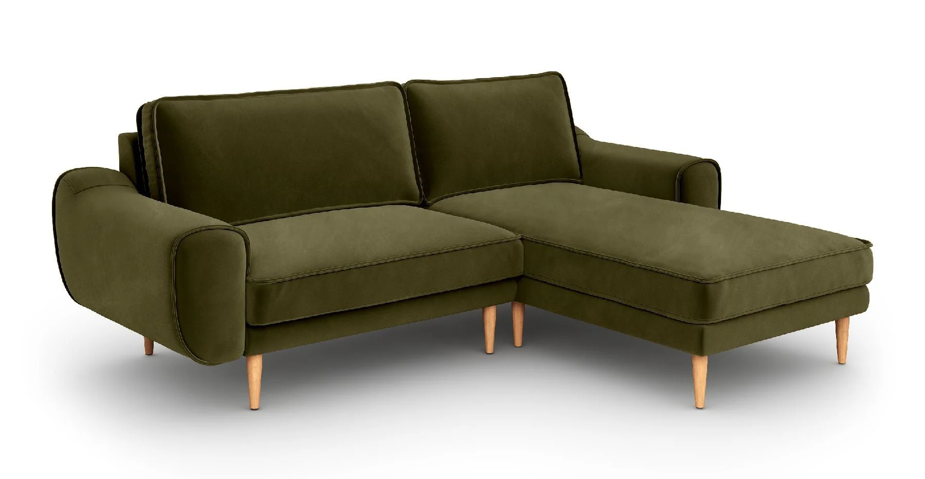 Klem 226 x 171 Köşe Ahşap Ayak - Kadife - Image 8