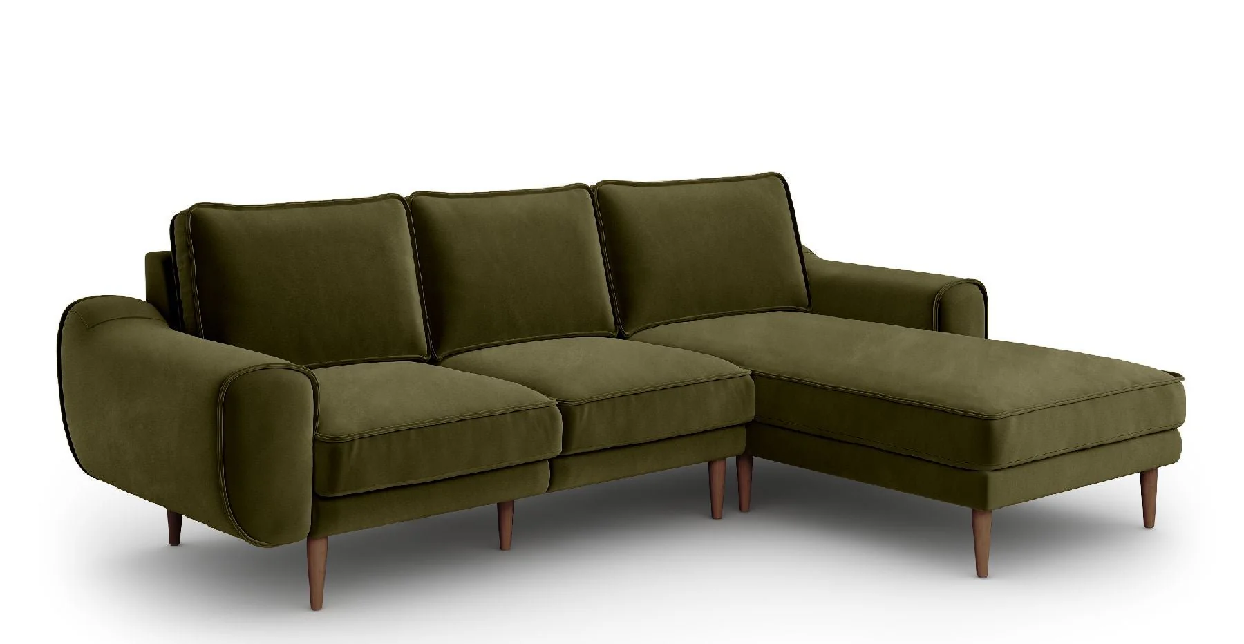 Klem 254 x 171 Köşe Ahşap Ayak - Kadife - Image 4