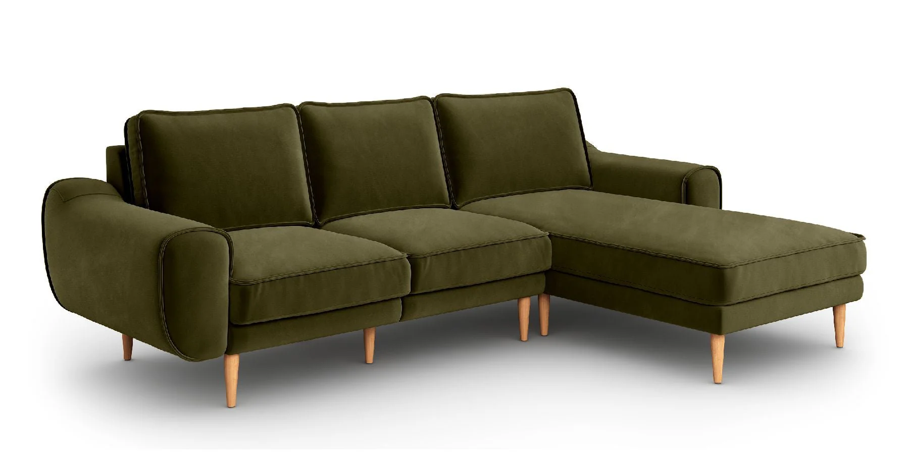 Klem 254 x 171 Köşe Ahşap Ayak - Kadife - Image 5