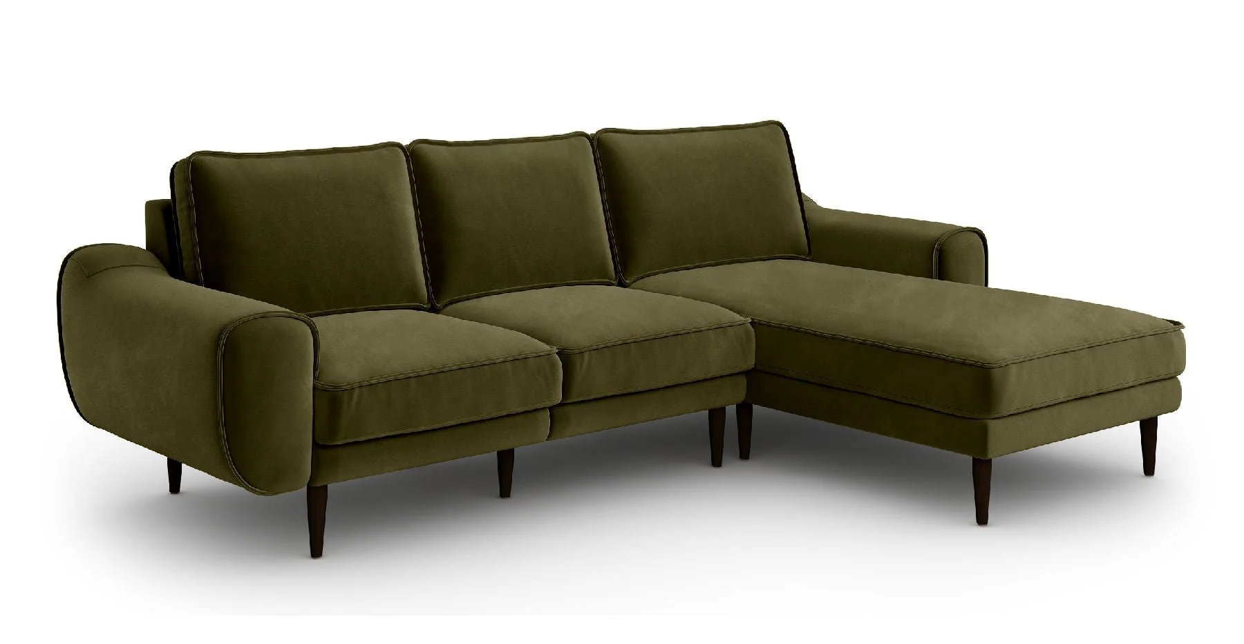 Klem 254 x 171 Köşe Ahşap Ayak - Kadife - Image 6