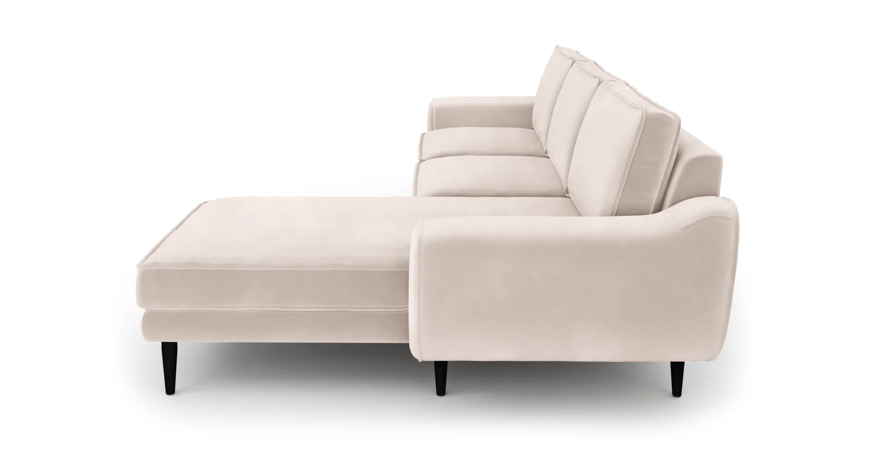 Klem 280 x 171 Köşe Ahşap Ayak - Kadife - Image 105