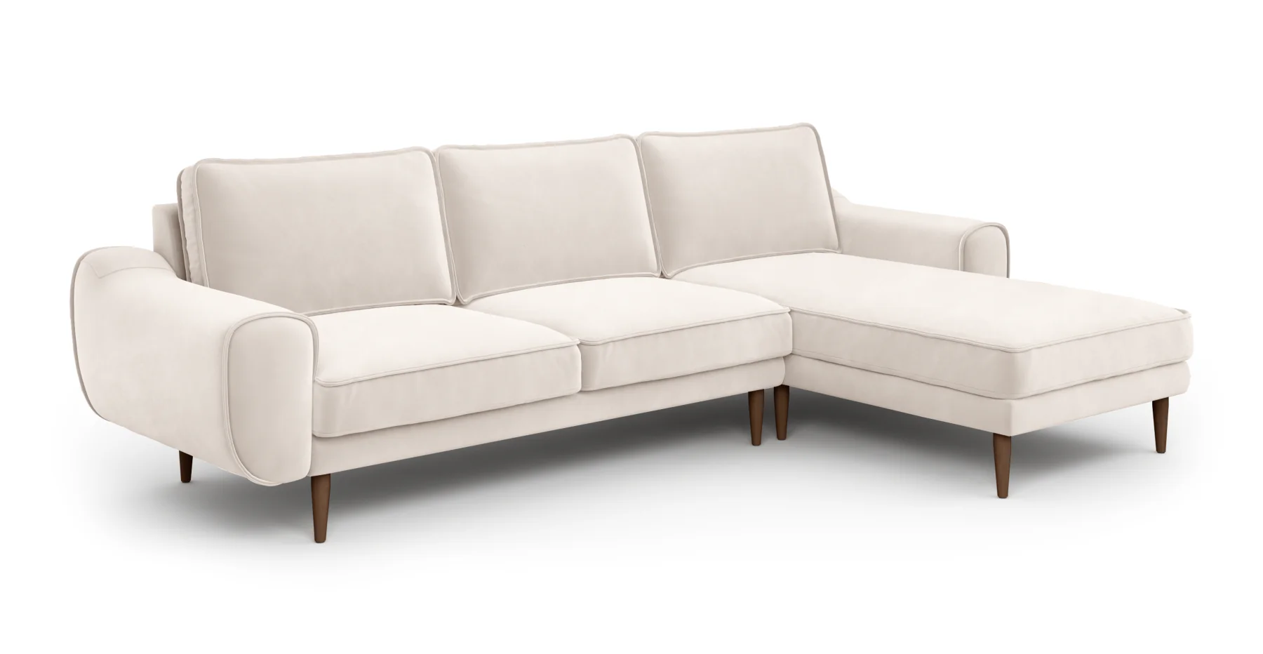 Klem 280 x 171 Köşe Ahşap Ayak - Kadife - Image 109