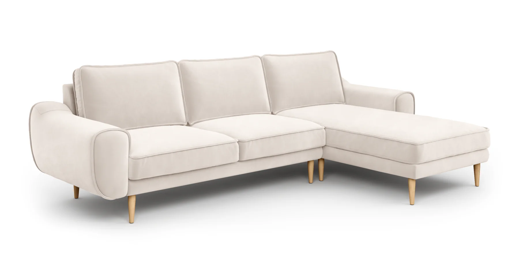 Klem 280 x 171 Köşe Ahşap Ayak - Kadife - Image 110