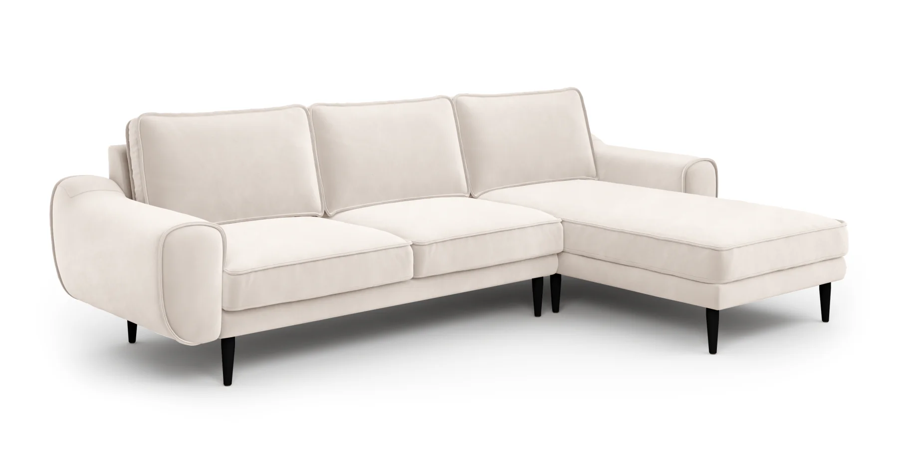 Klem 280 x 171 Köşe Ahşap Ayak - Kadife - Image 111
