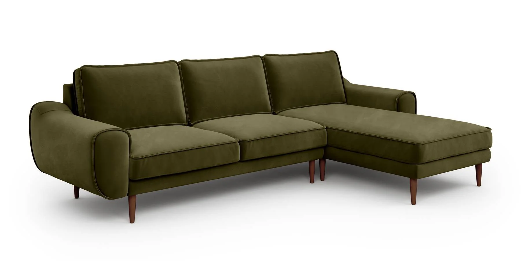 Klem 280 x 171 Köşe Ahşap Ayak - Kadife - Image 18