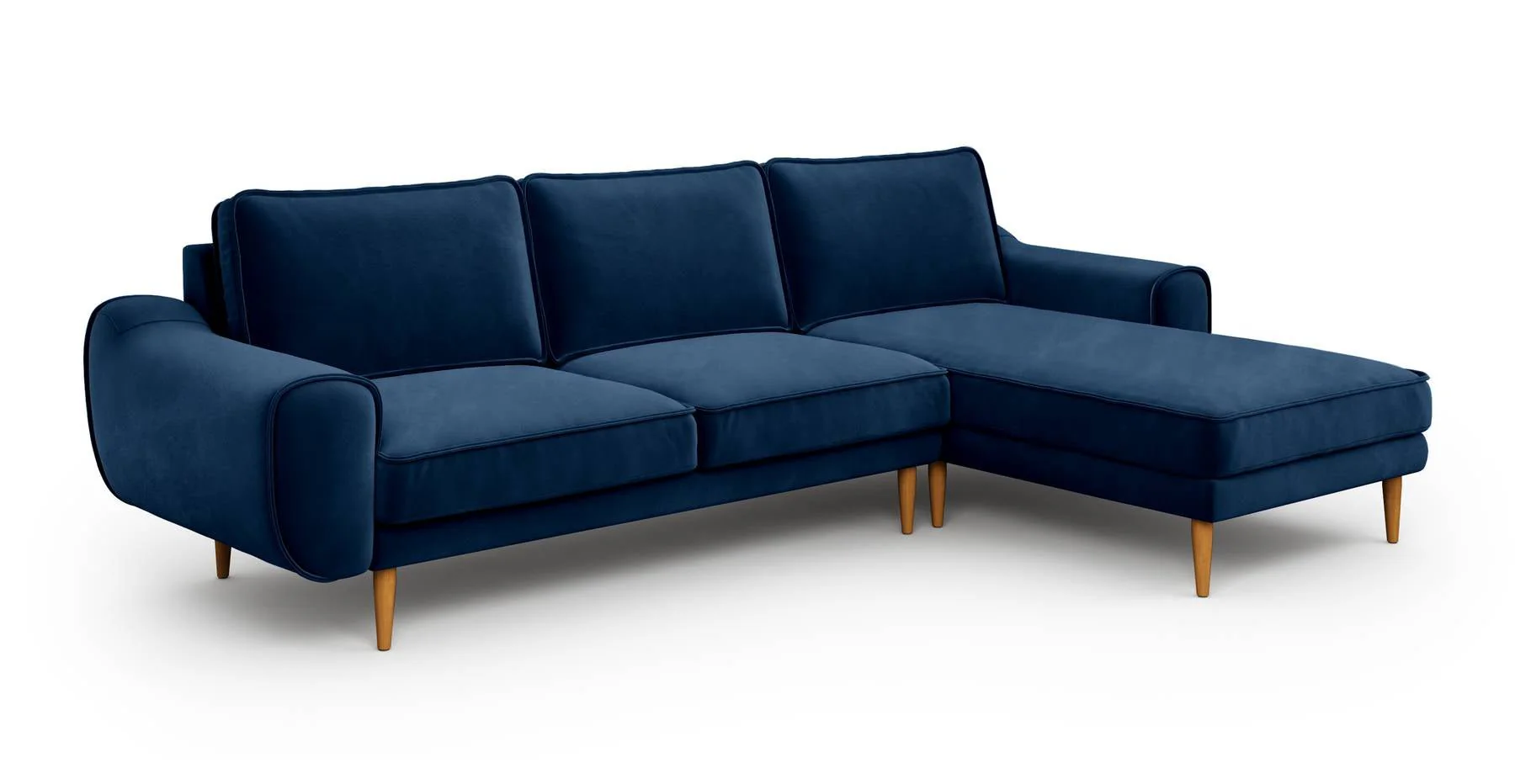 Klem 280 x 171 Köşe Ahşap Ayak - Kadife - Image 4