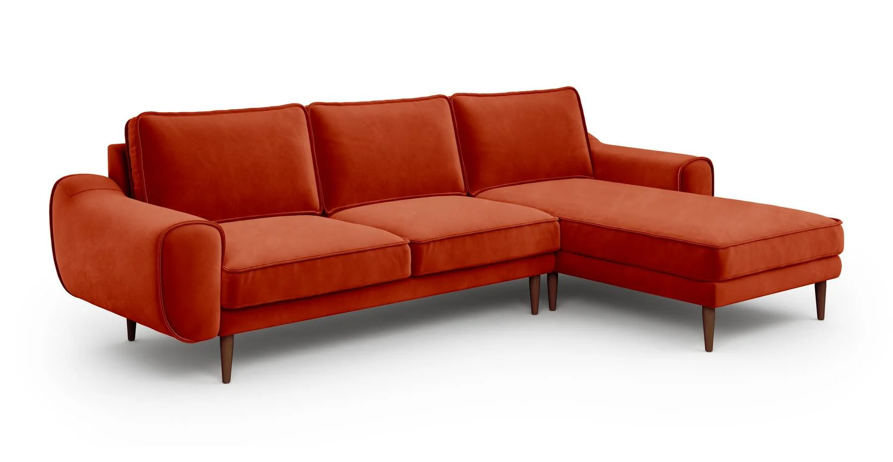 Klem 280 x 171 Köşe Ahşap Ayak - Kadife - Image 41