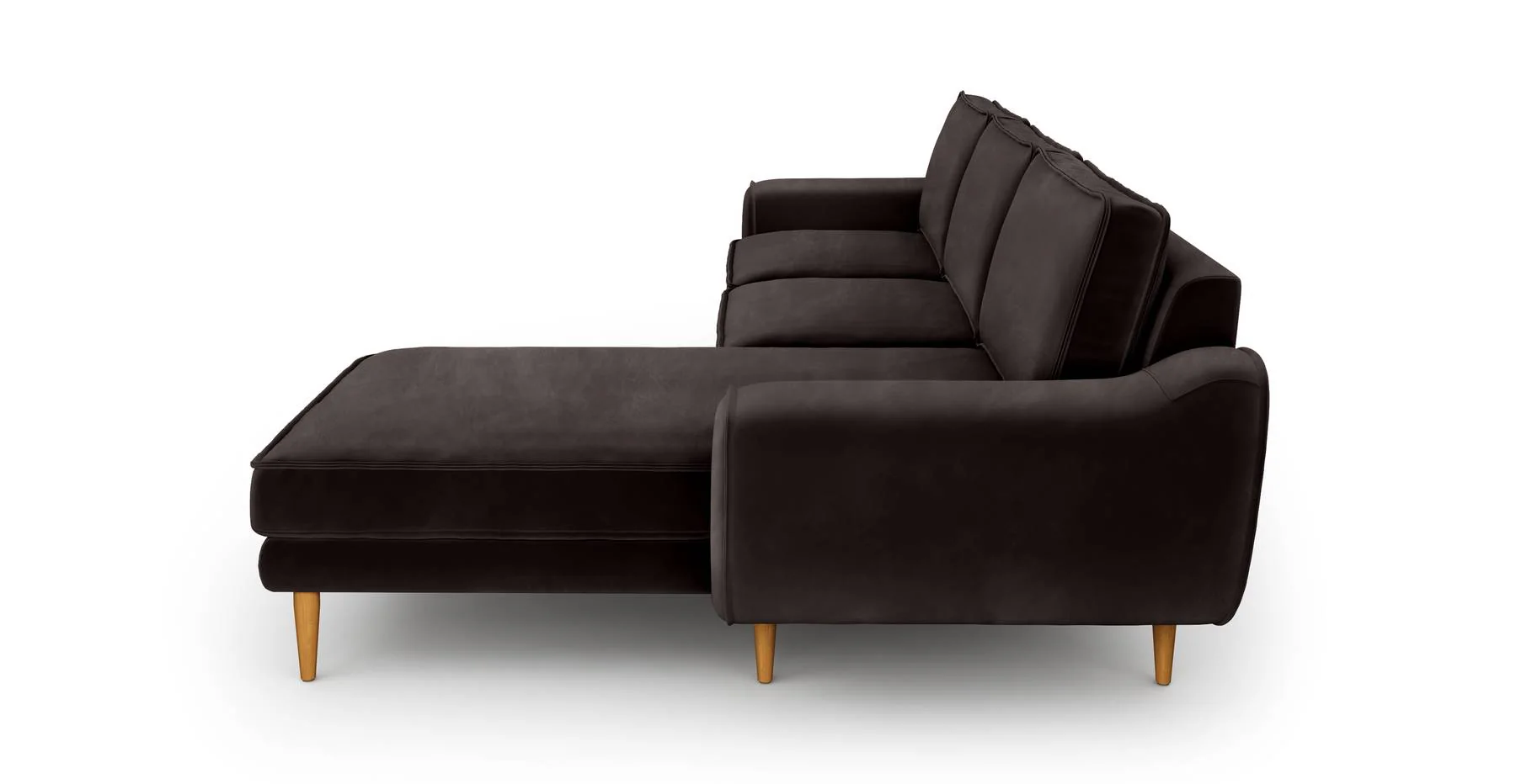 Klem 280 x 171 Köşe Ahşap Ayak - Kadife - Image 56