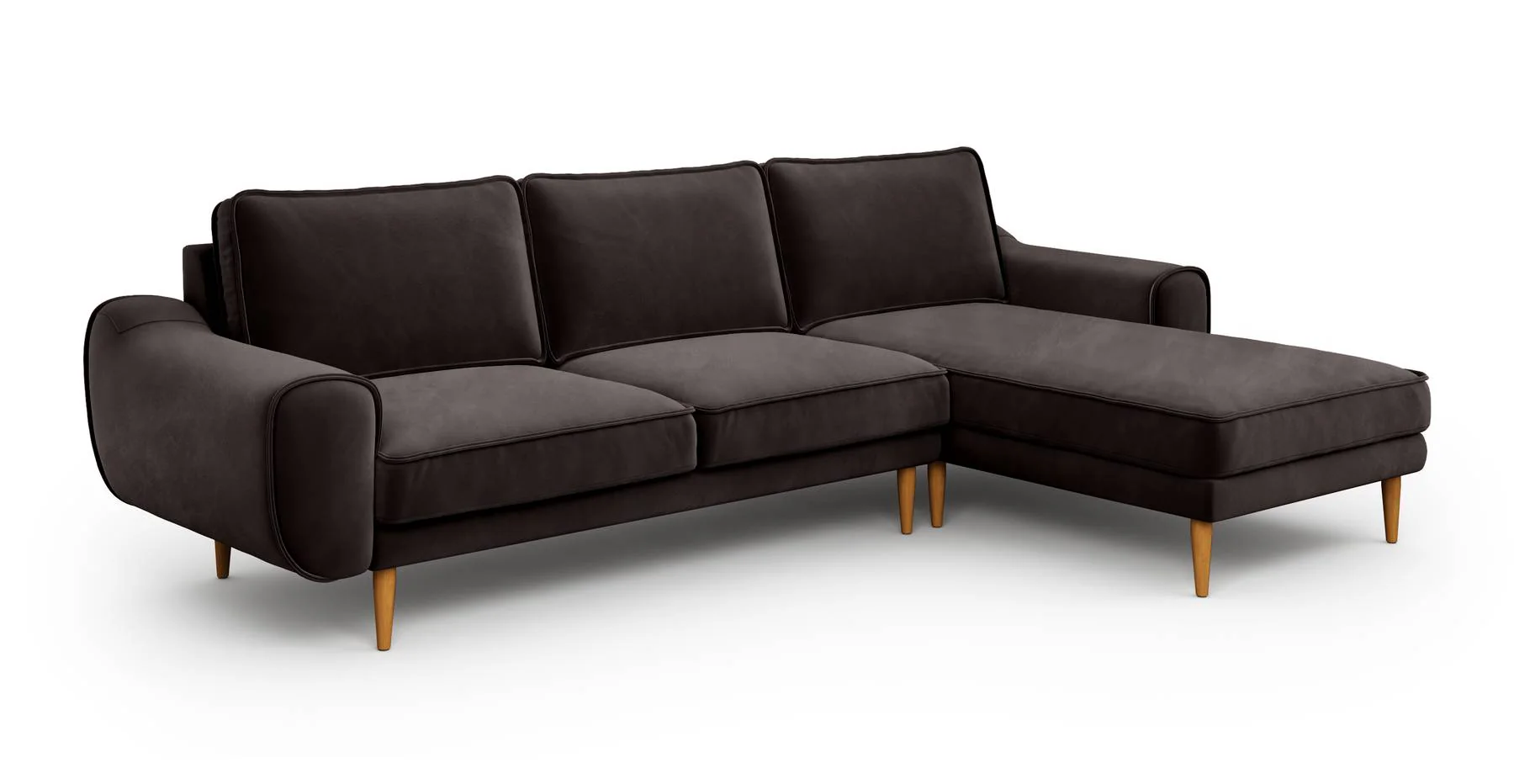 Klem 280 x 171 Köşe Ahşap Ayak - Kadife - Image 58