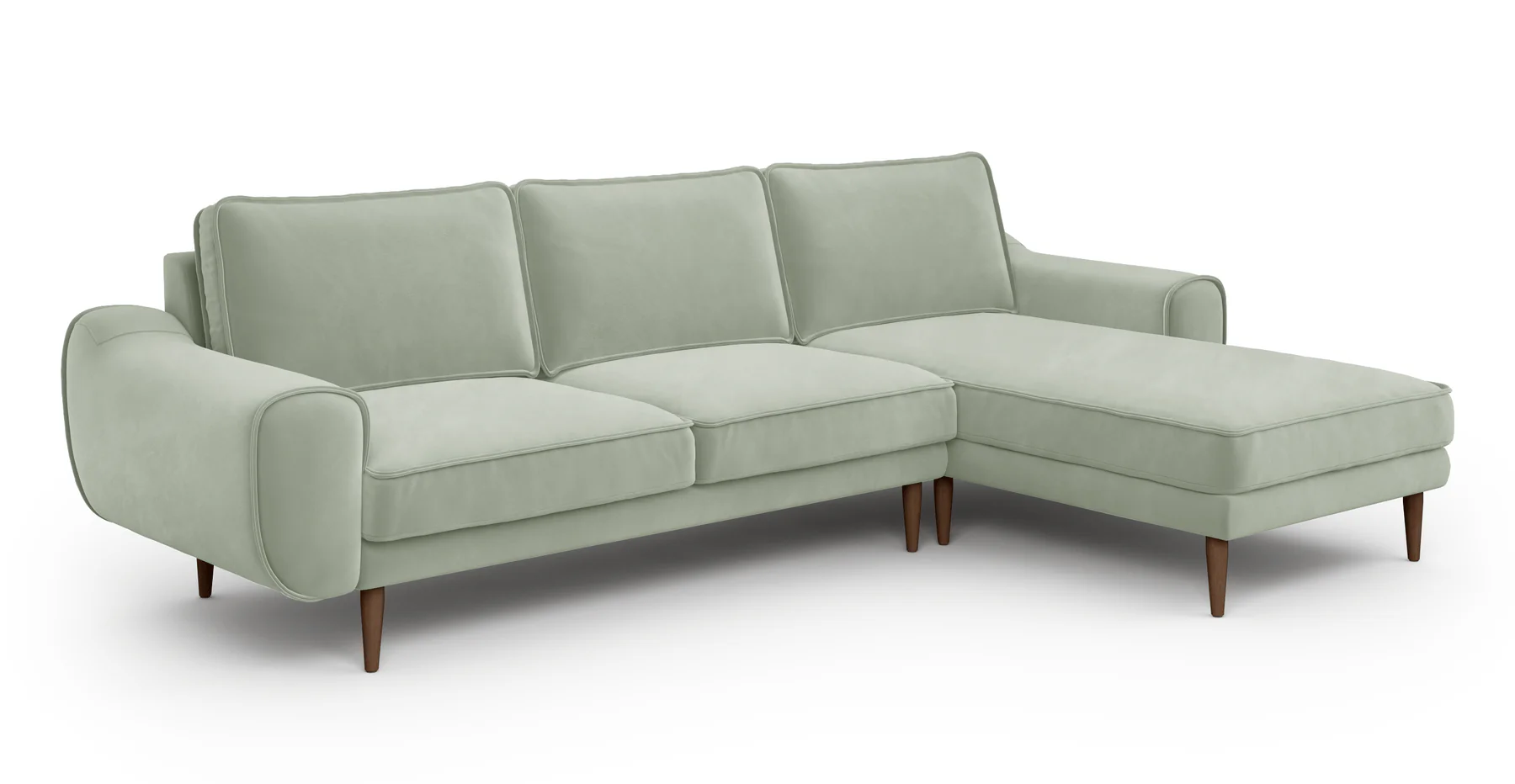 Klem 280 x 171 Köşe Ahşap Ayak - Kadife - Image 63