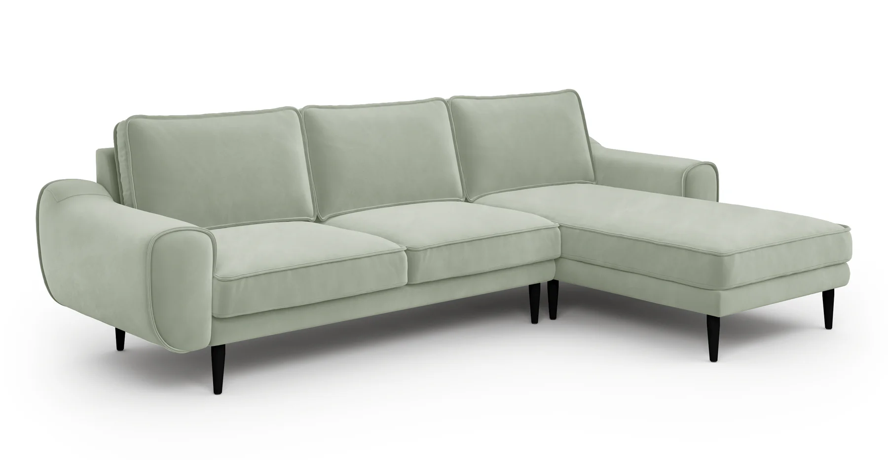 Klem 280 x 171 Köşe Ahşap Ayak - Kadife - Image 67