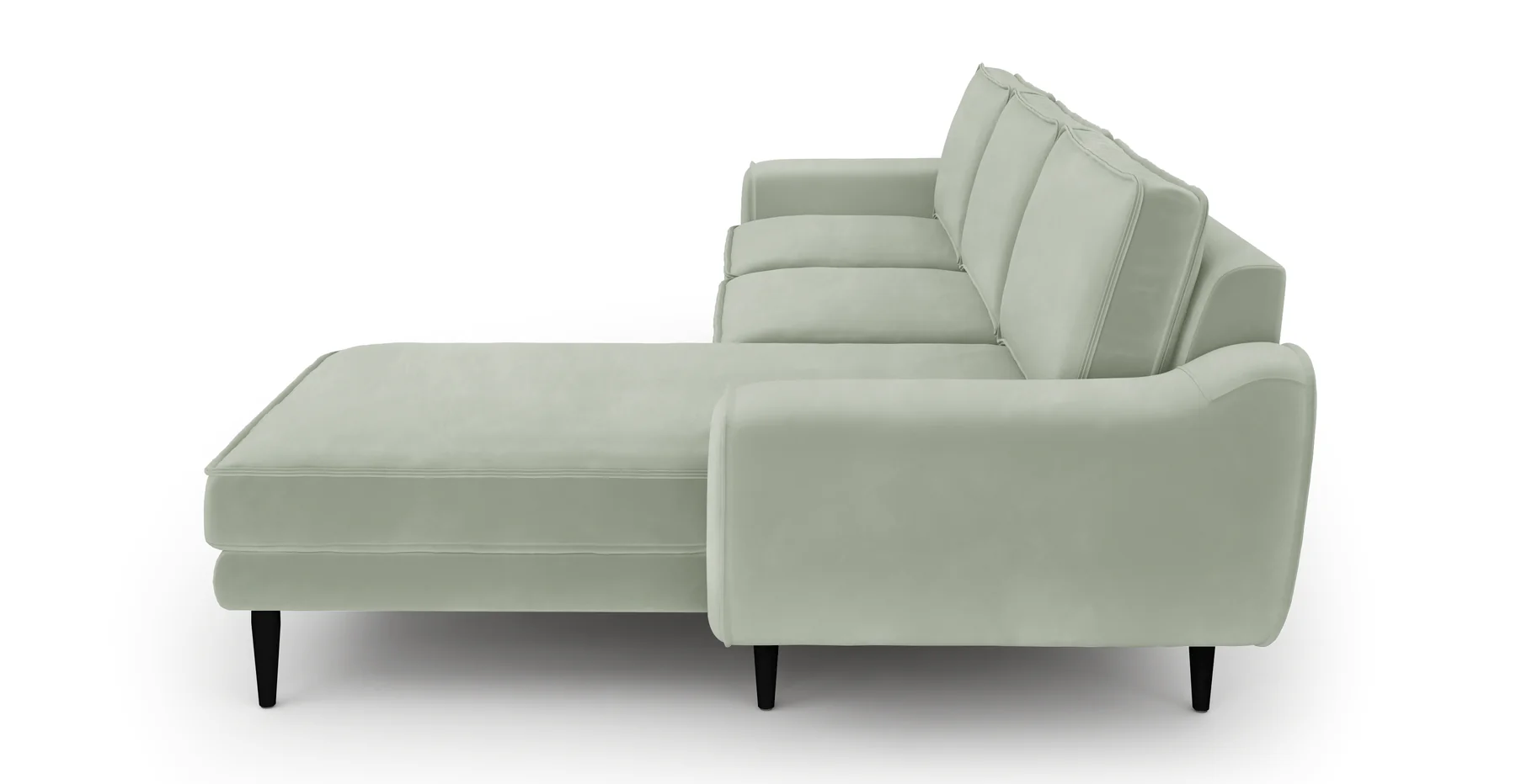 Klem 280 x 171 Köşe Ahşap Ayak - Kadife - Image 69