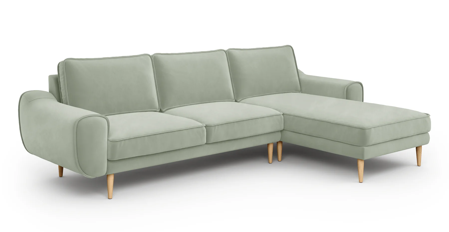 Klem 280 x 171 Köşe Ahşap Ayak - Kadife - Image 71