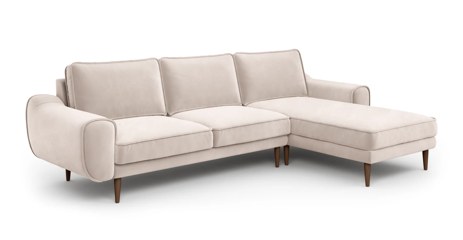 Klem 280 x 171 Köşe Ahşap Ayak - Kadife - Image 98