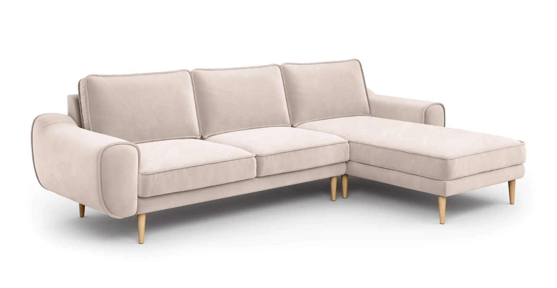 Klem 280 x 171 Köşe Ahşap Ayak - Kadife - Image 99