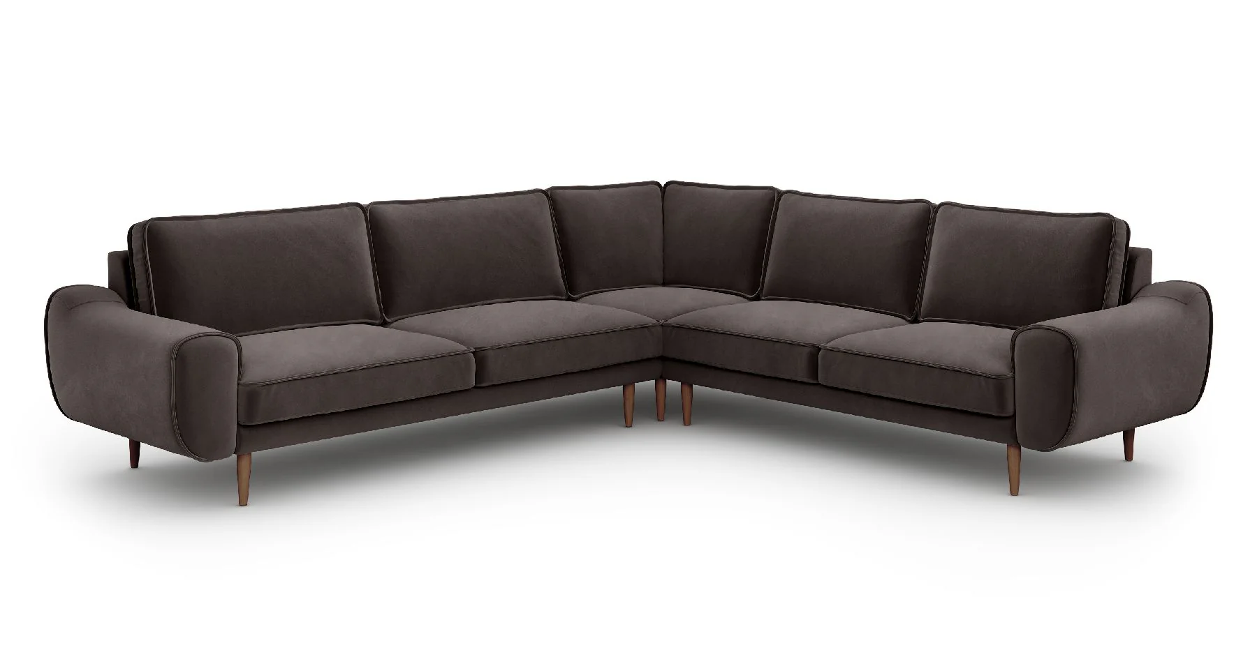 Klem 290 x 264 Köşe Ahşap Ayak - Kadife - Image 14
