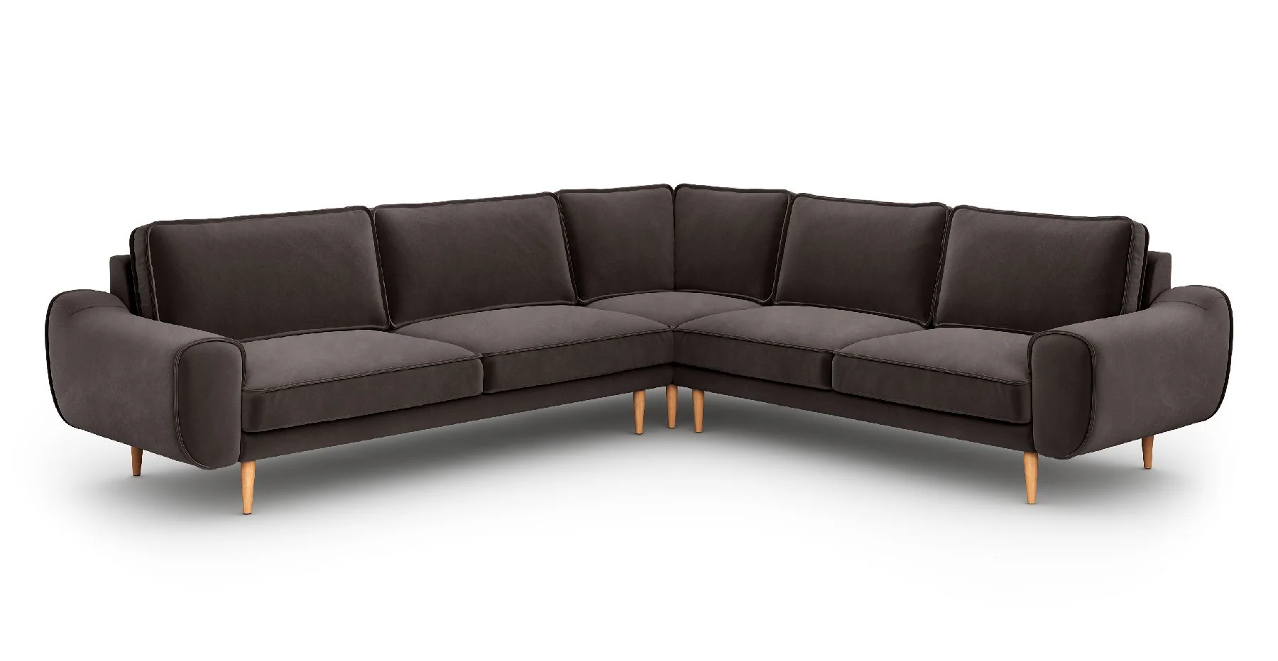 Klem 290 x 264 Köşe Ahşap Ayak - Kadife - Image 15