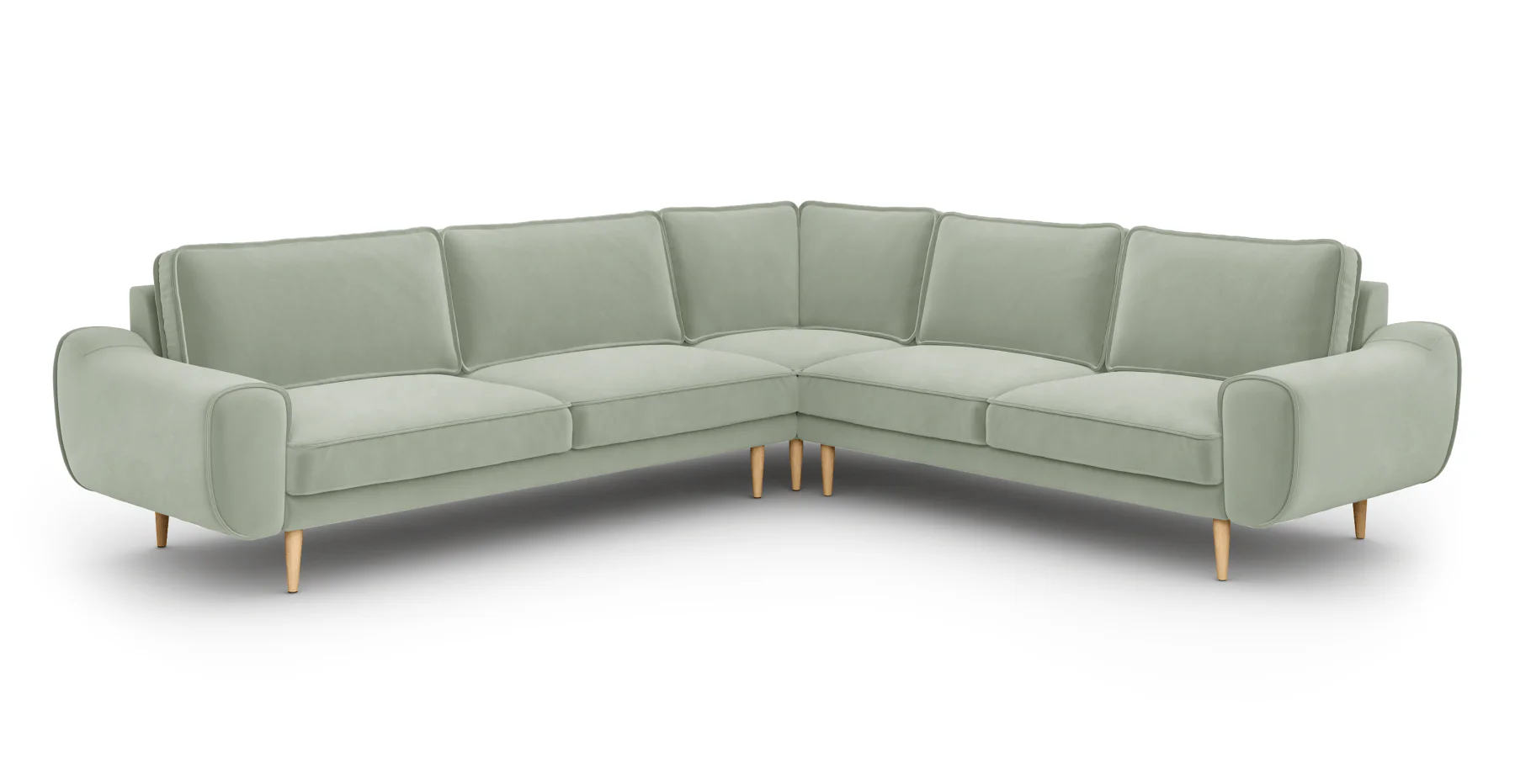 Klem 290 x 264 Köşe Ahşap Ayak - Kadife - Image 21