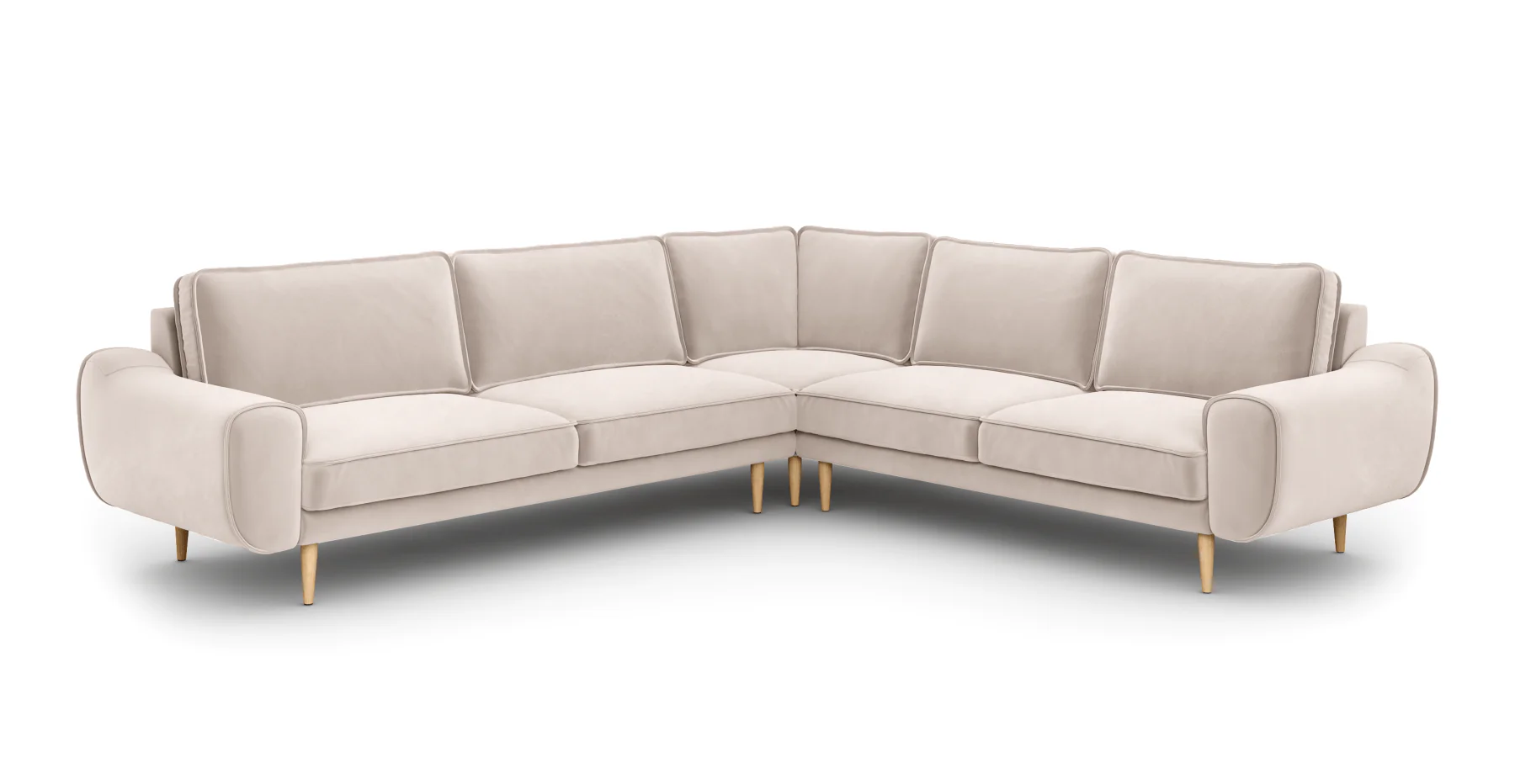 Klem 290 x 264 Köşe Ahşap Ayak - Kadife - Image 34
