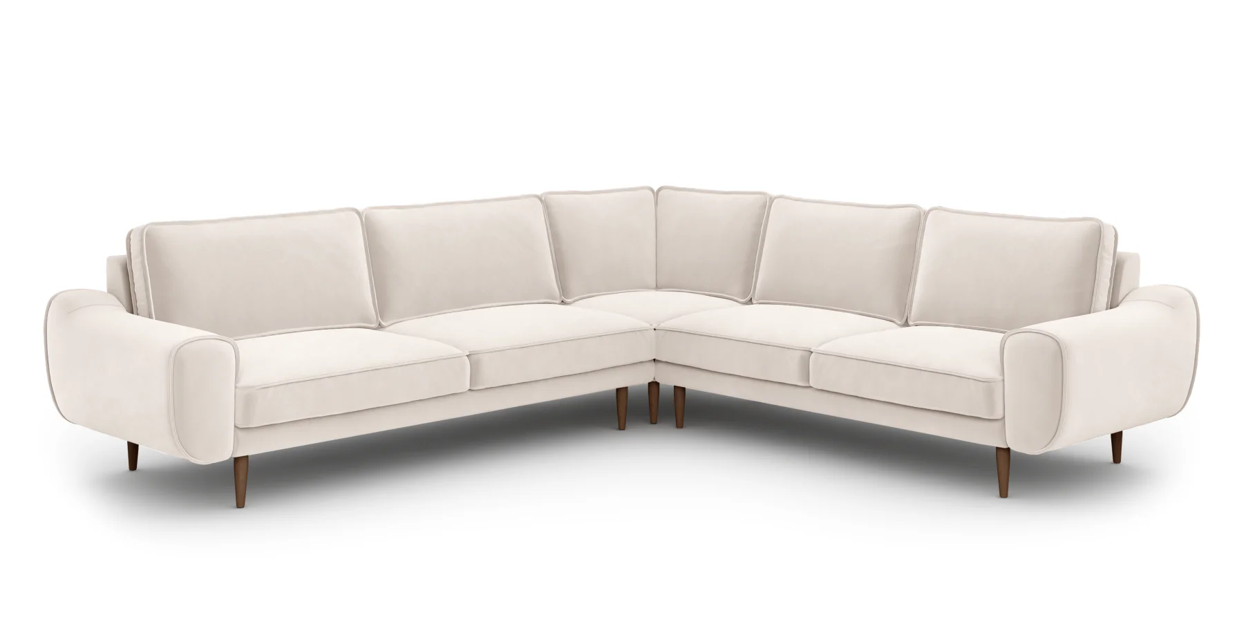 Klem 290 x 264 Köşe Ahşap Ayak - Kadife - Image 37