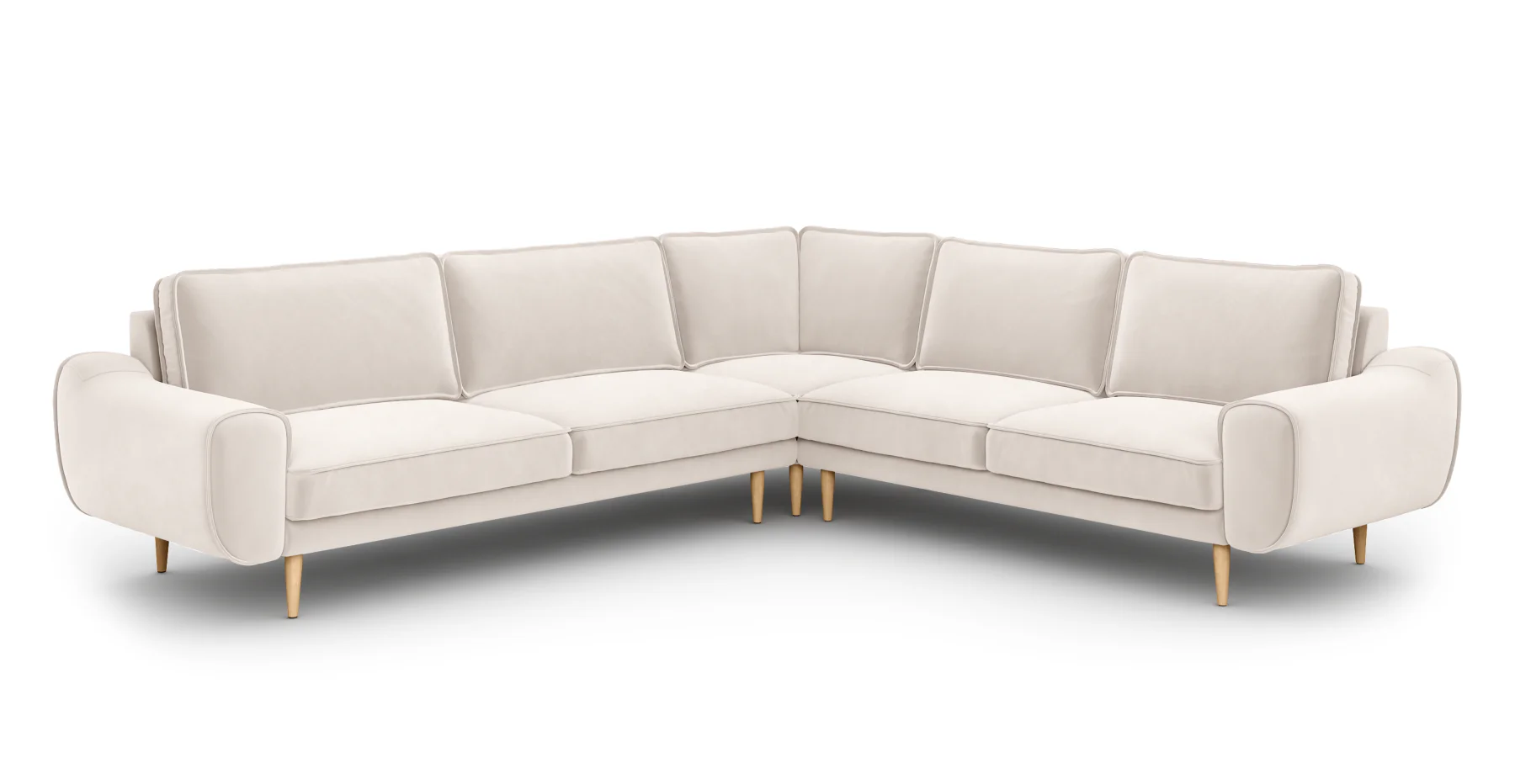 Klem 290 x 264 Köşe Ahşap Ayak - Kadife - Image 38