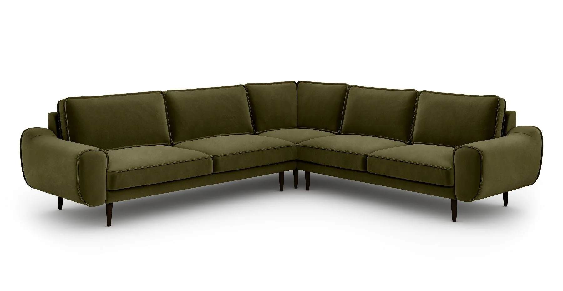 Klem 290 x 264 Köşe Ahşap Ayak - Kadife - Image 7