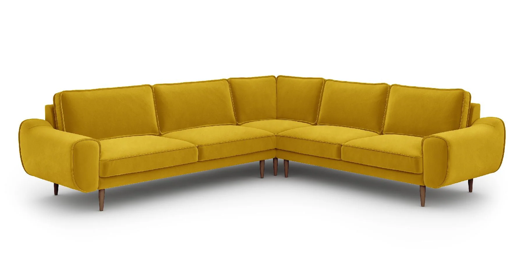 Klem 290 x 264 Köşe Ahşap Ayak - Kadife - Image 8