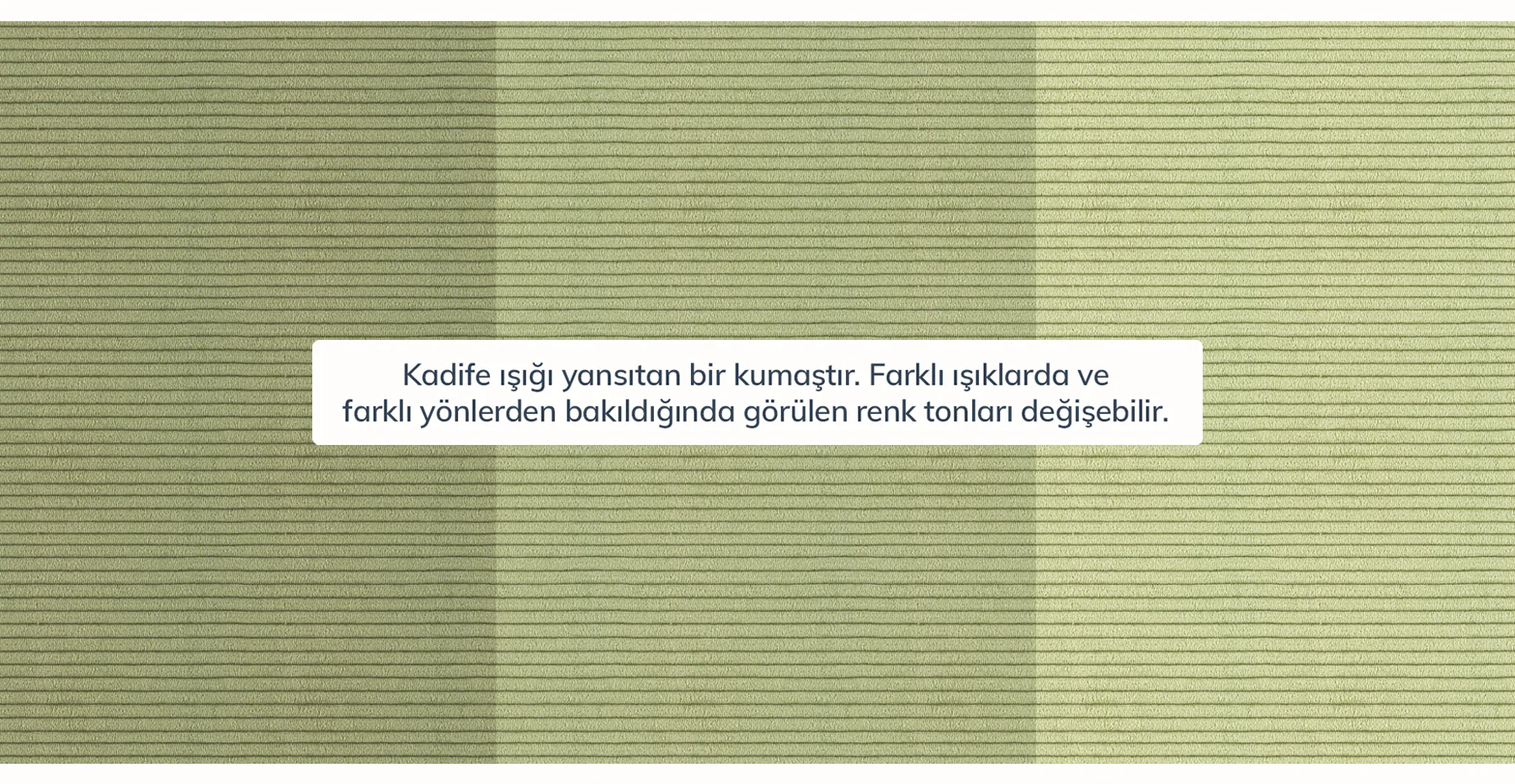 Klem 290 x 264 Köşe Silindir Ahşap Ayak - Fitilli Kadife - Image 2