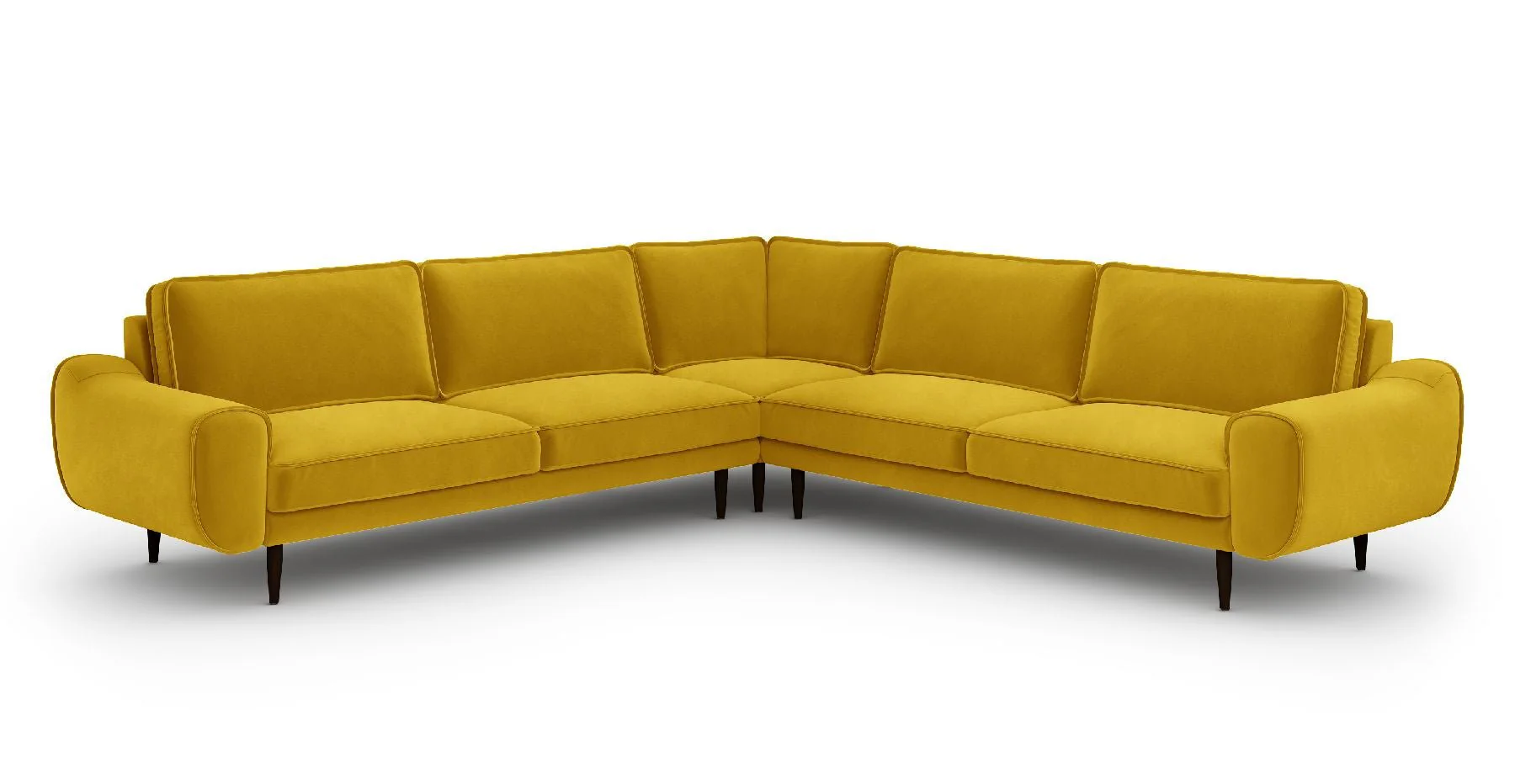 Klem 290 x 290 Köşe Ahşap Ayak - Kadife - Image 10