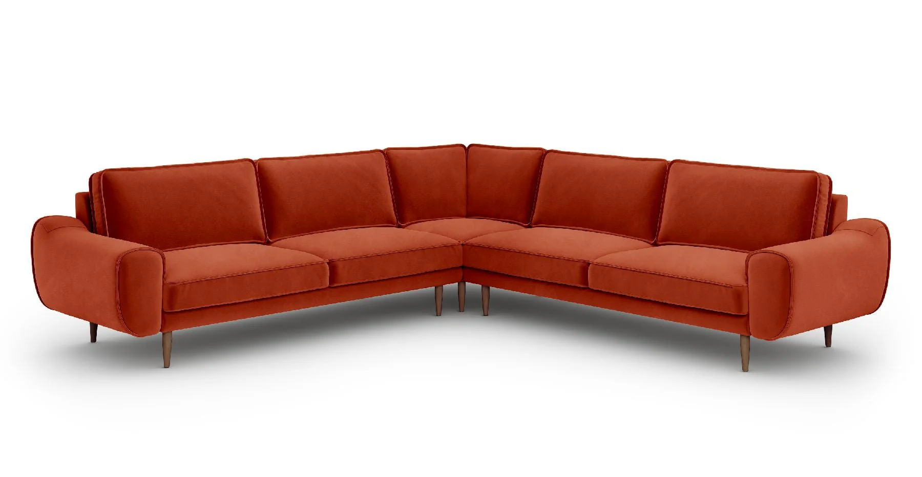 Klem 290 x 290 Köşe Ahşap Ayak - Kadife - Image 11