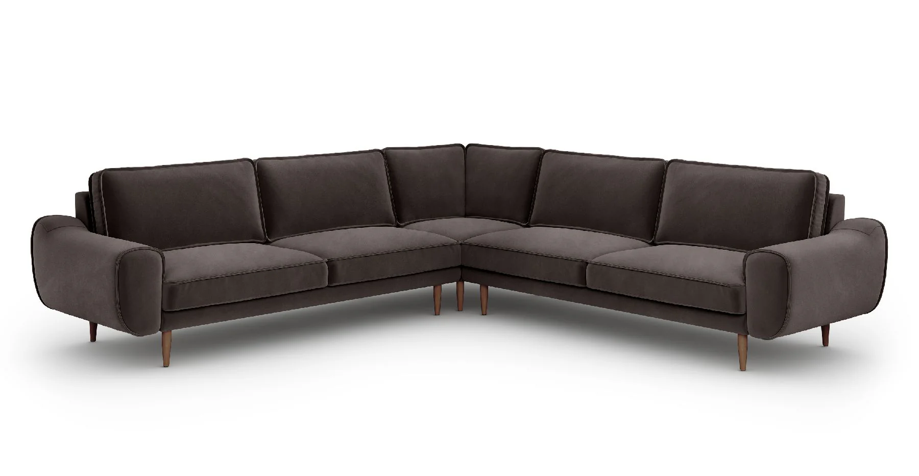 Klem 290 x 290 Köşe Ahşap Ayak - Kadife - Image 14