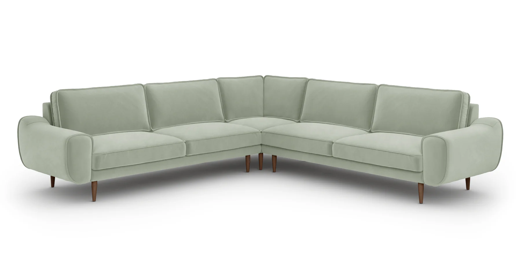 Klem 290 x 290 Köşe Ahşap Ayak - Kadife - Image 20