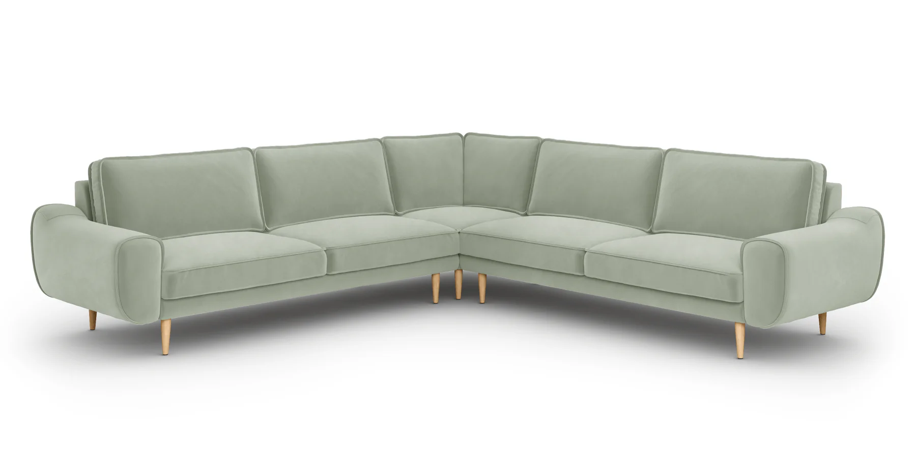 Klem 290 x 290 Köşe Ahşap Ayak - Kadife - Image 21